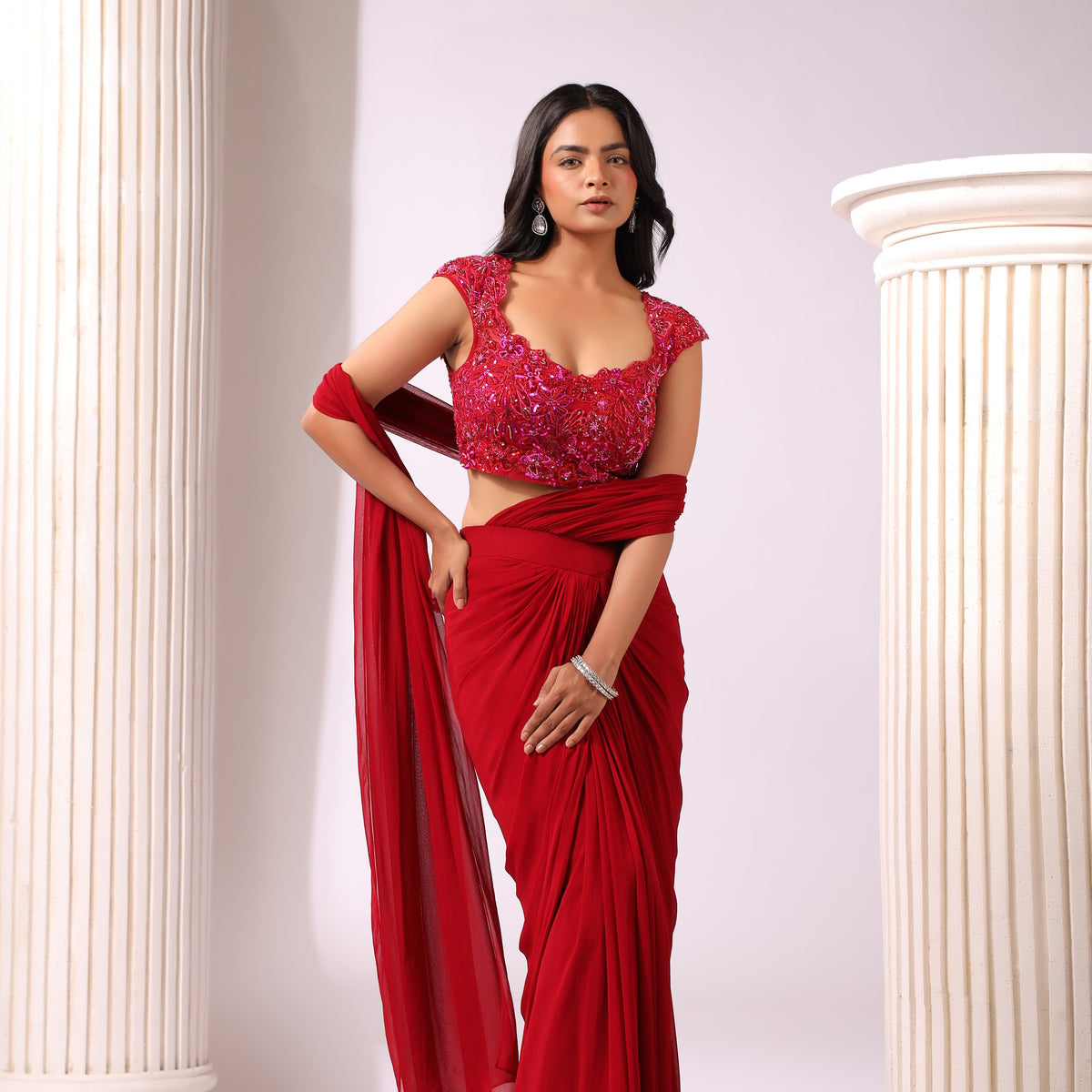 FLEUR DRAPE SAREE