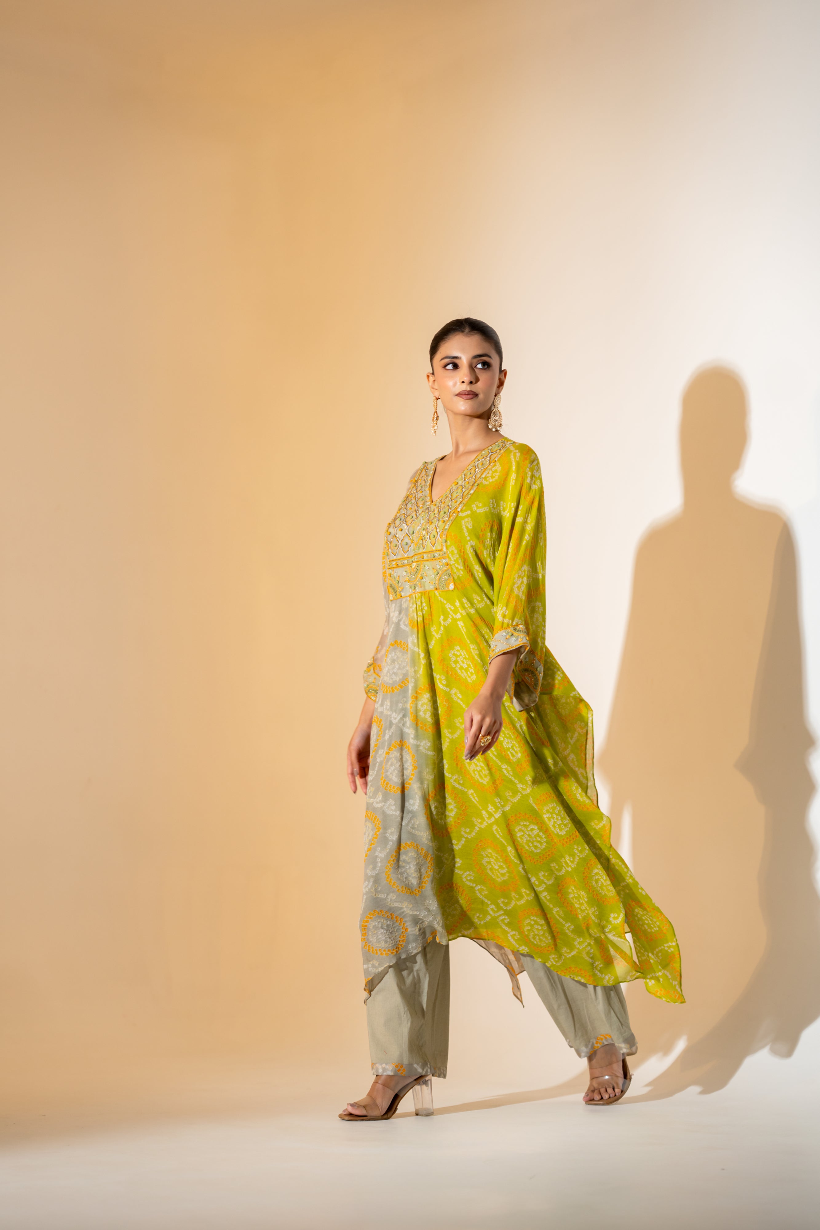 DUAL OLIVE AND GREY TOP BOTTOM