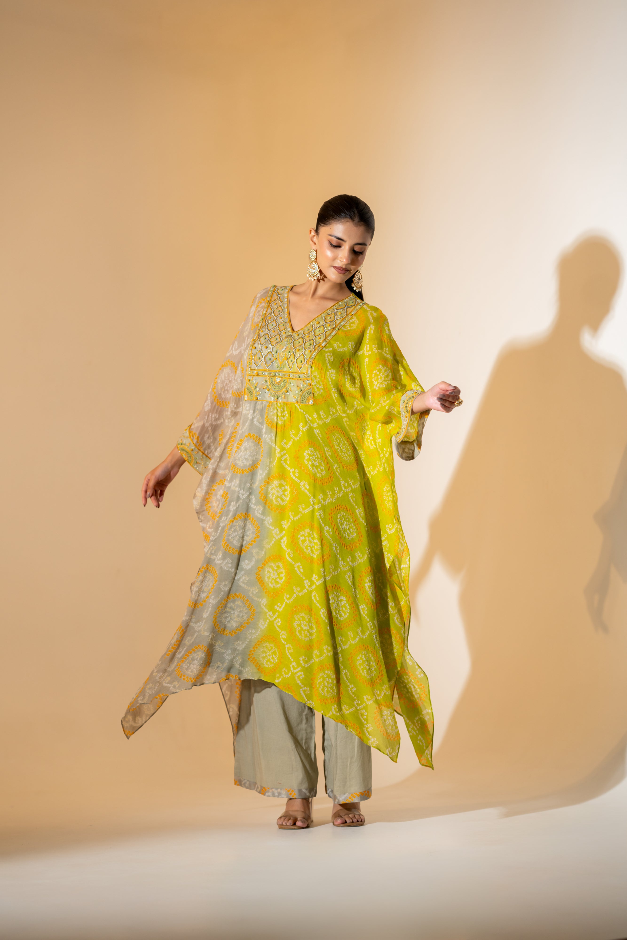 DUAL OLIVE AND GREY TOP BOTTOM