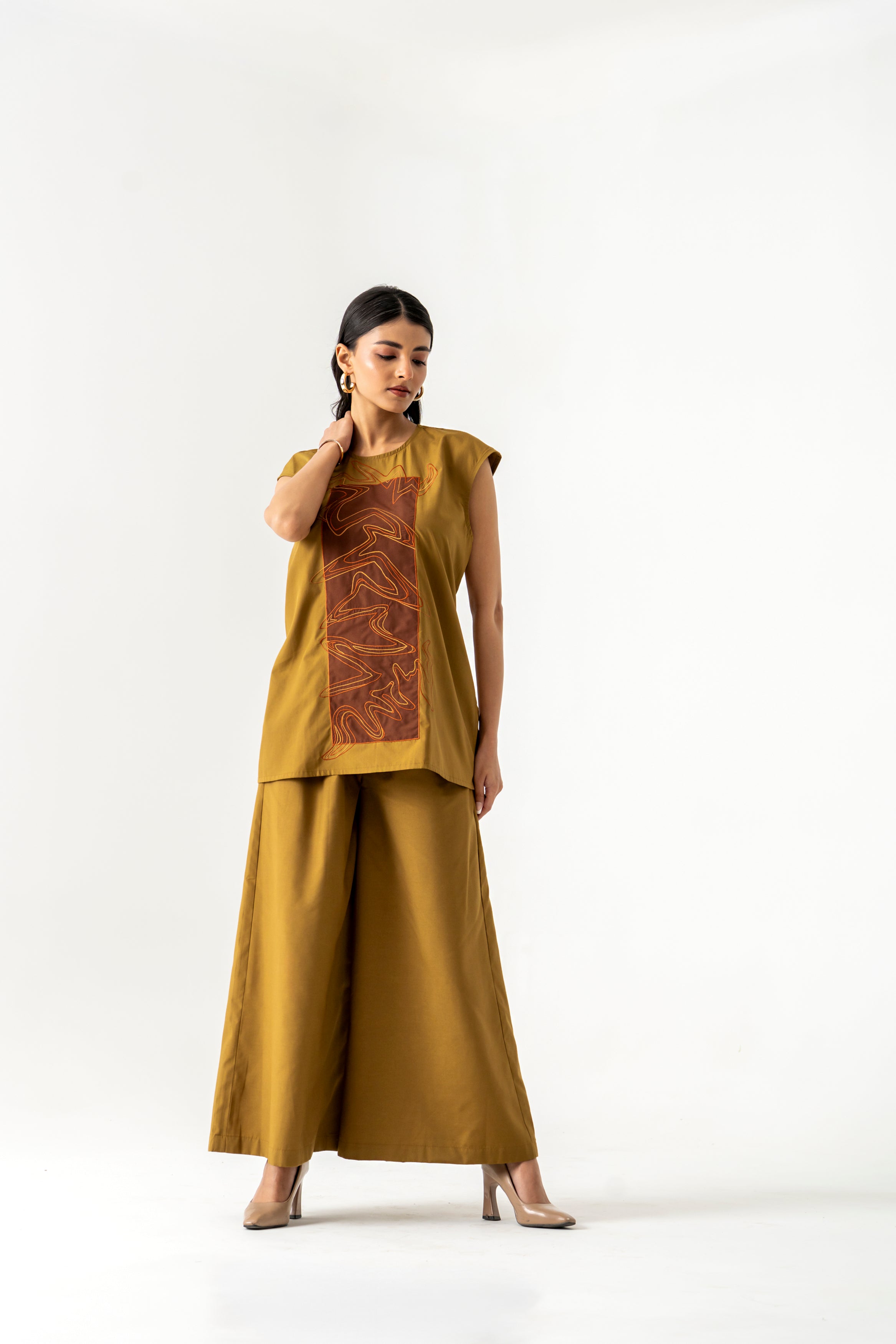 Earthtone Elegance Co-Ord Set