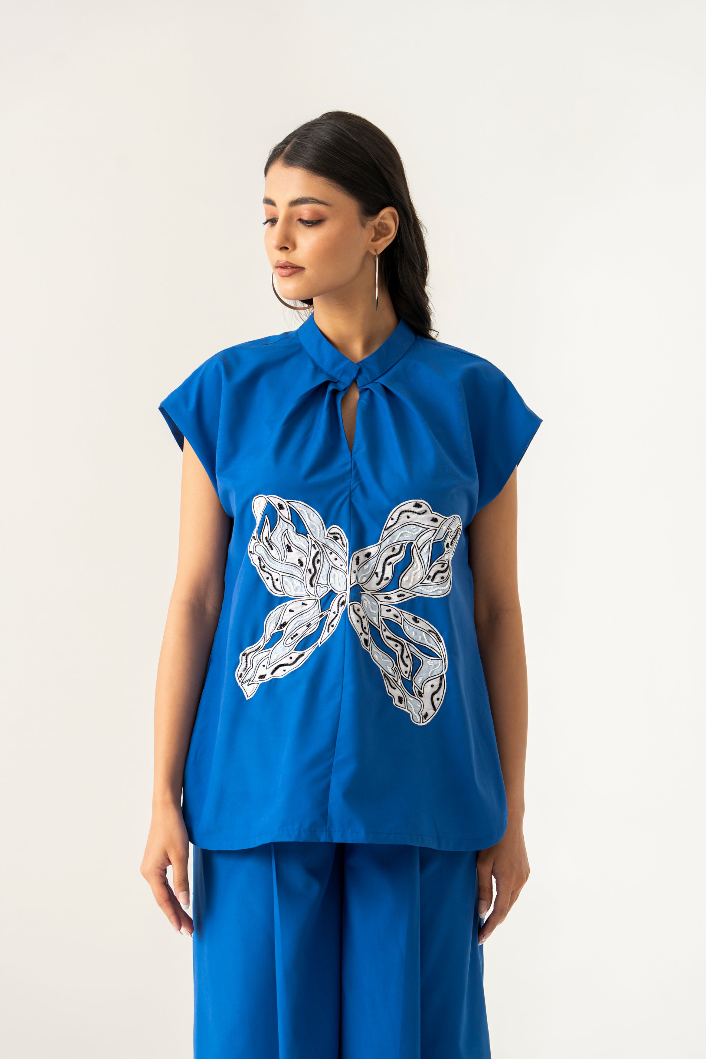 Azure Bloom Co-Ord Set