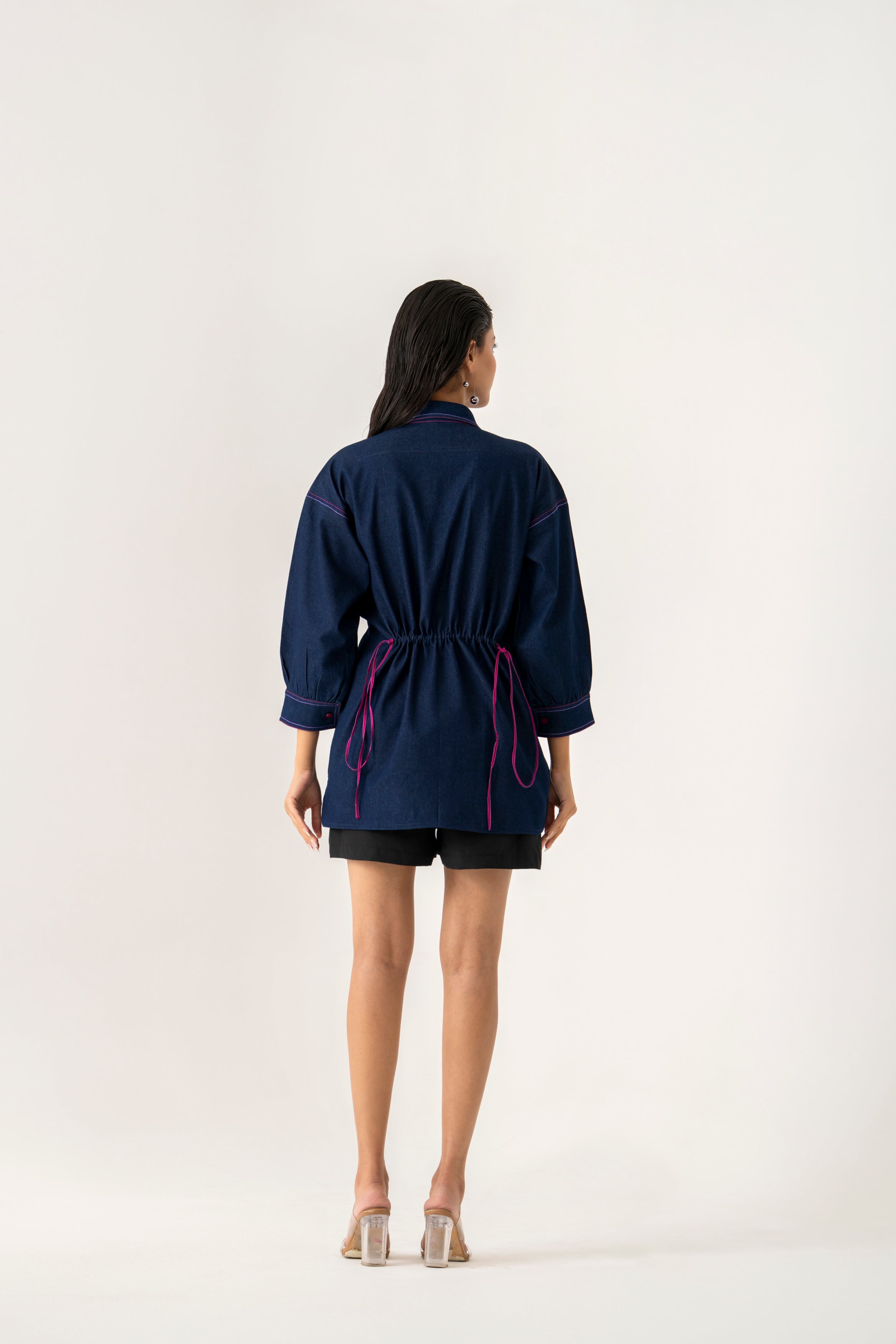 Denim Bloom Co-Ord Set