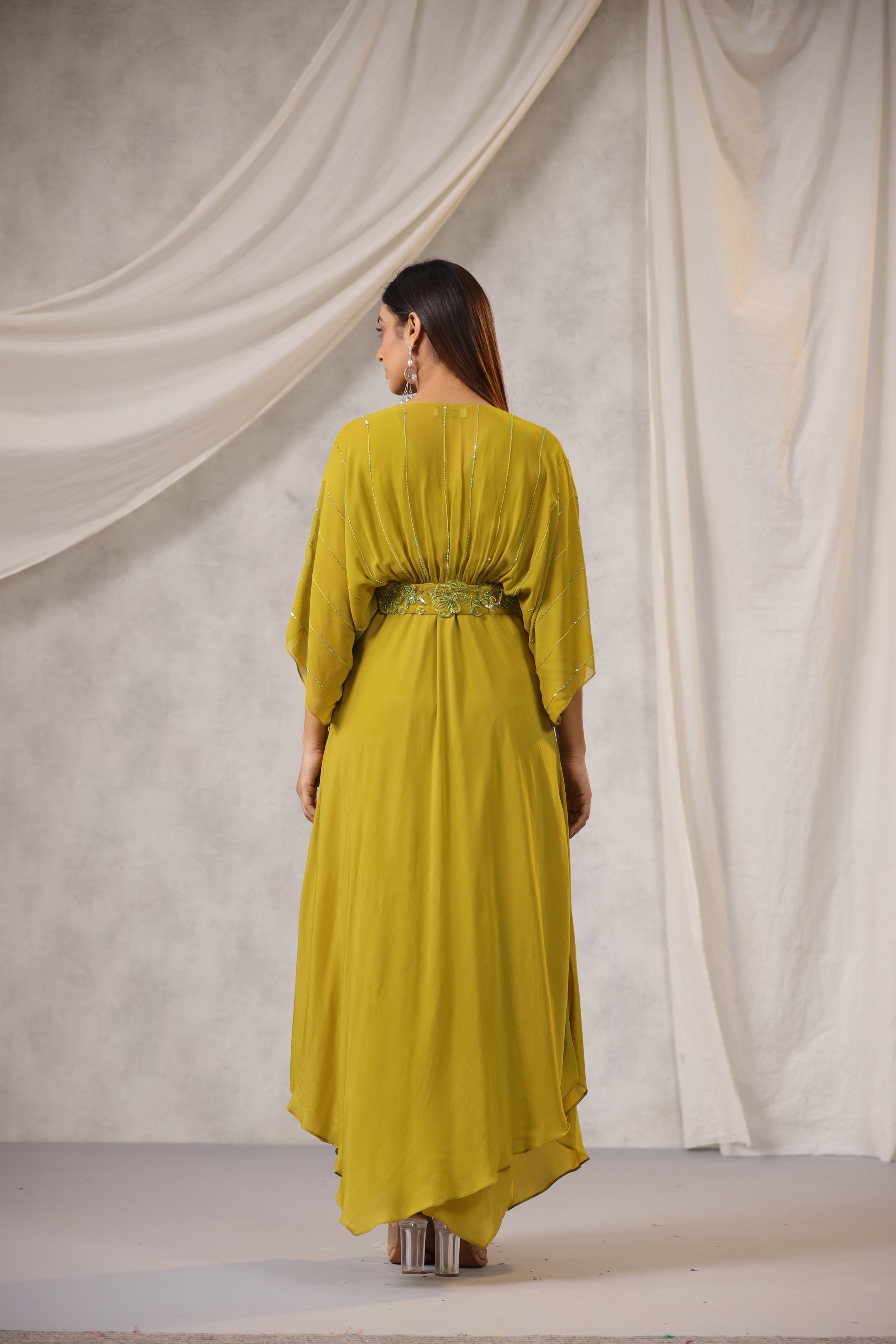 LIME GREEN SHORT JACKET WITH TUNIC