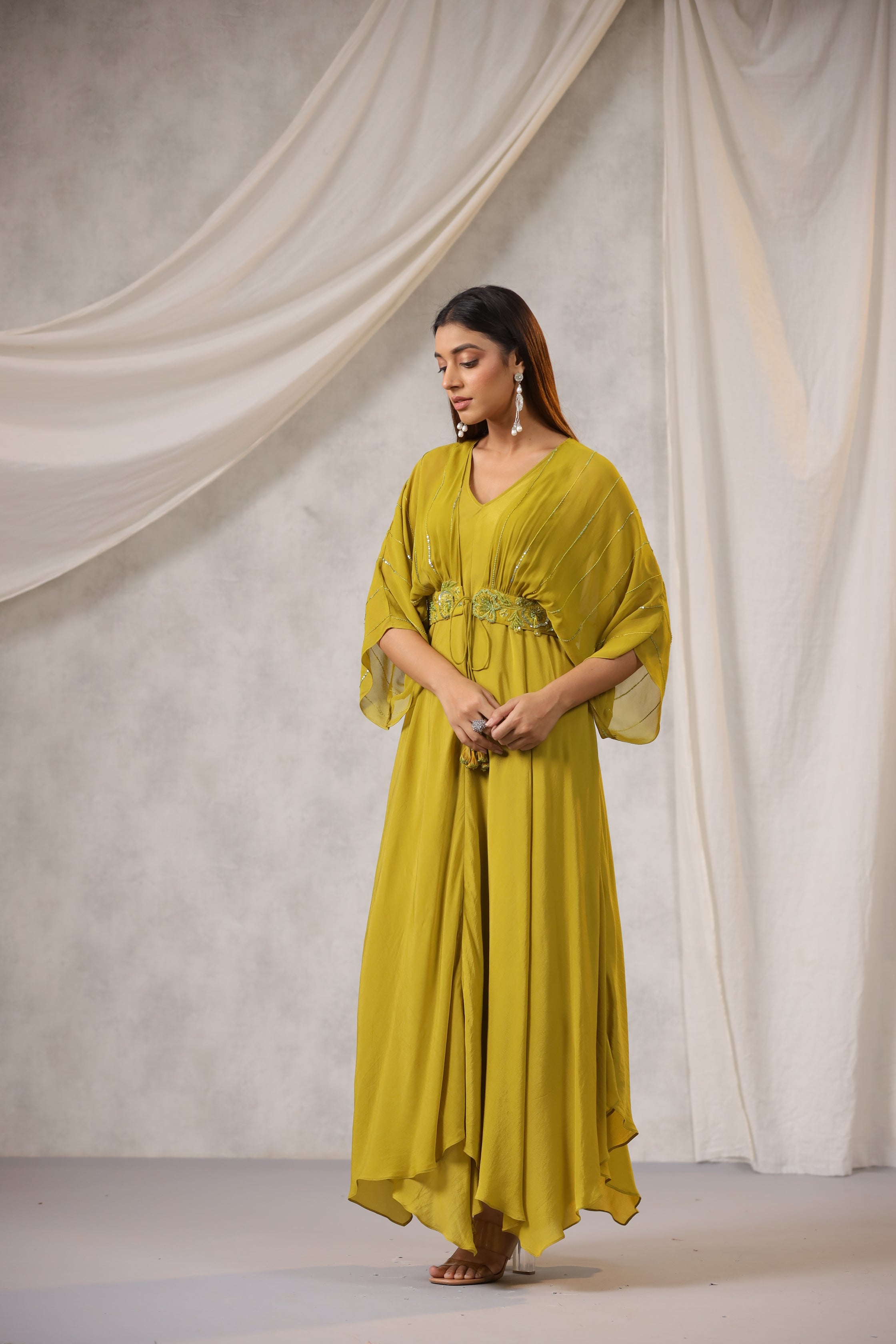 LIME GREEN SHORT JACKET WITH TUNIC