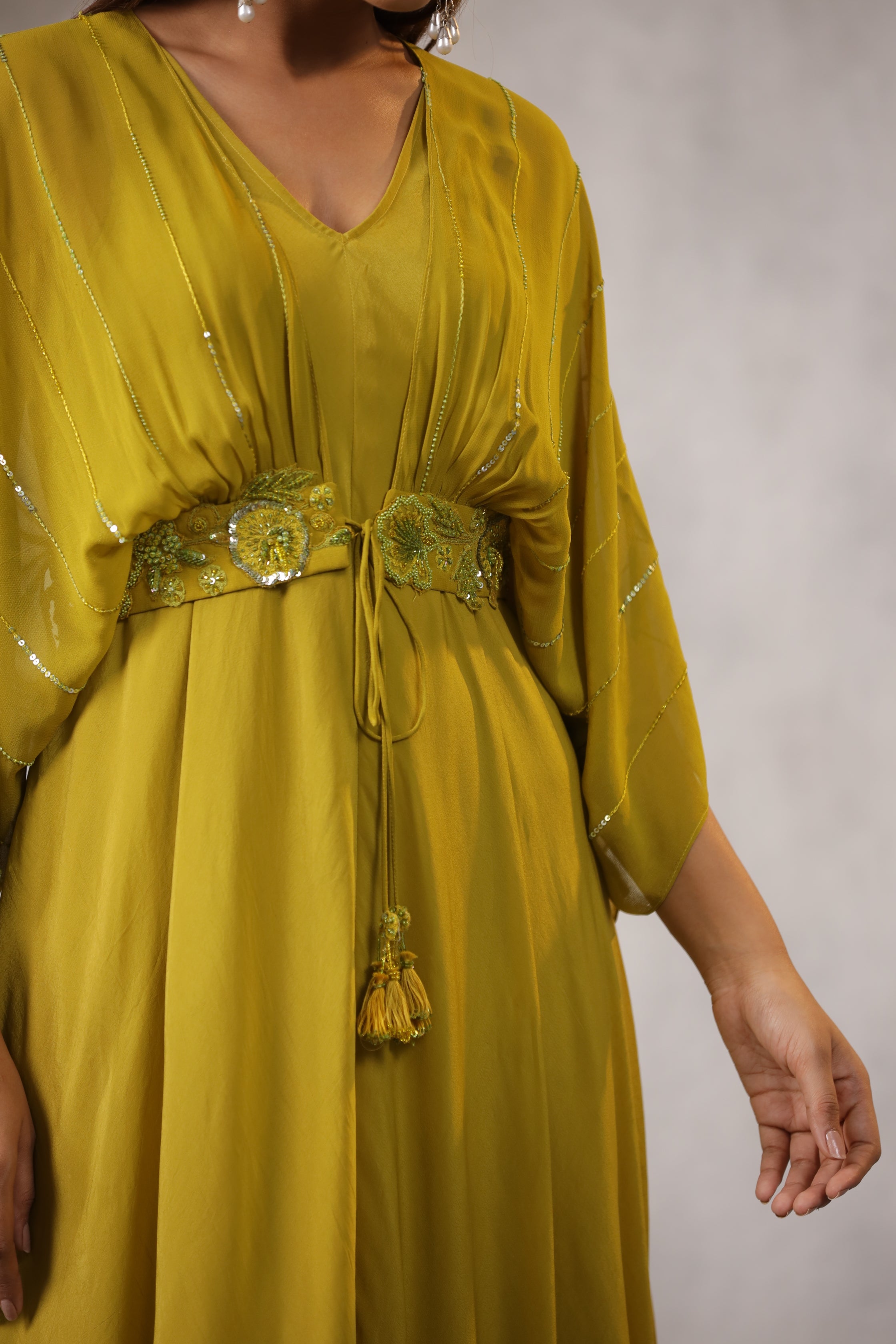 LIME GREEN SHORT JACKET WITH TUNIC