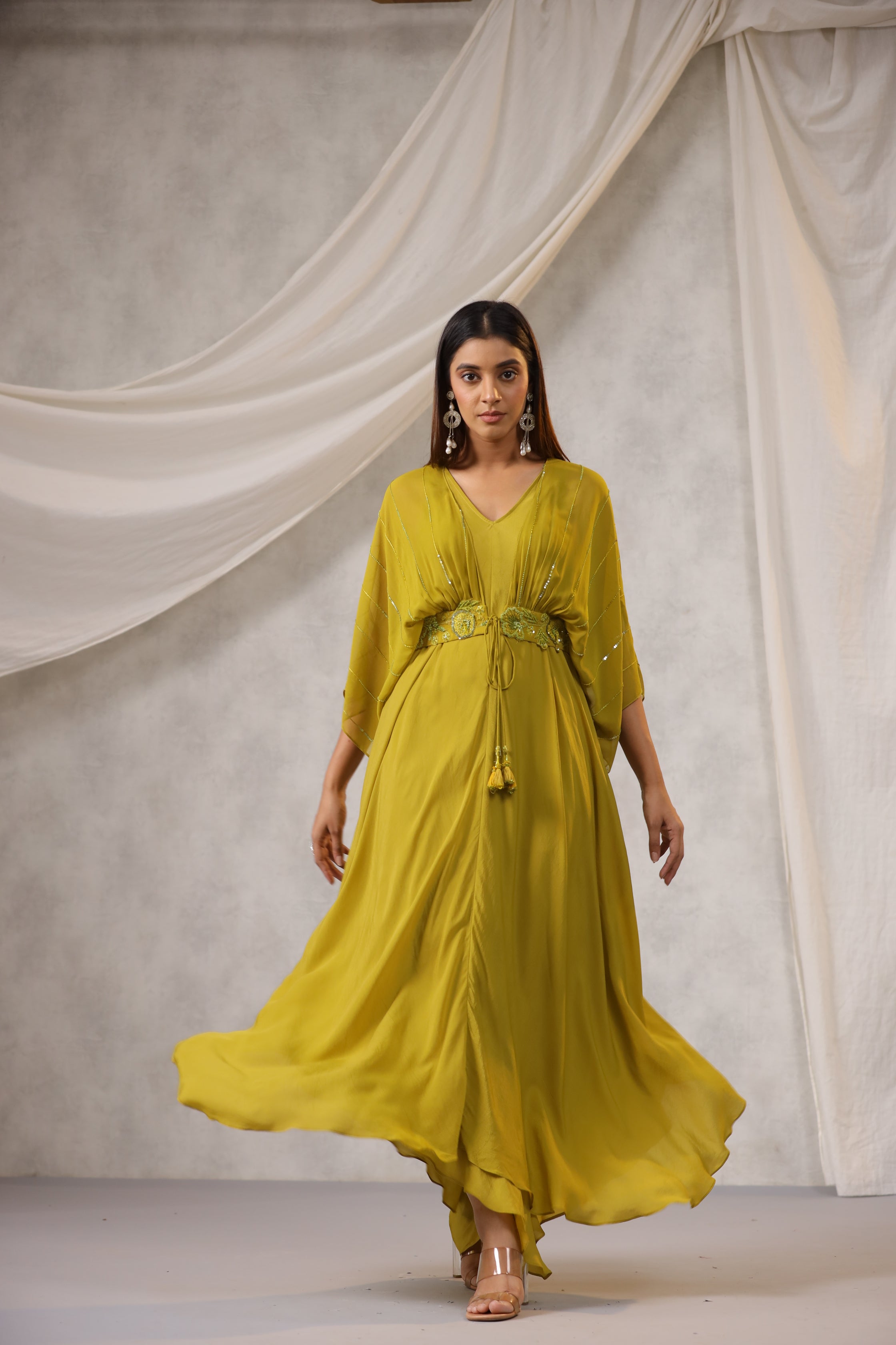 LIME GREEN SHORT JACKET WITH TUNIC