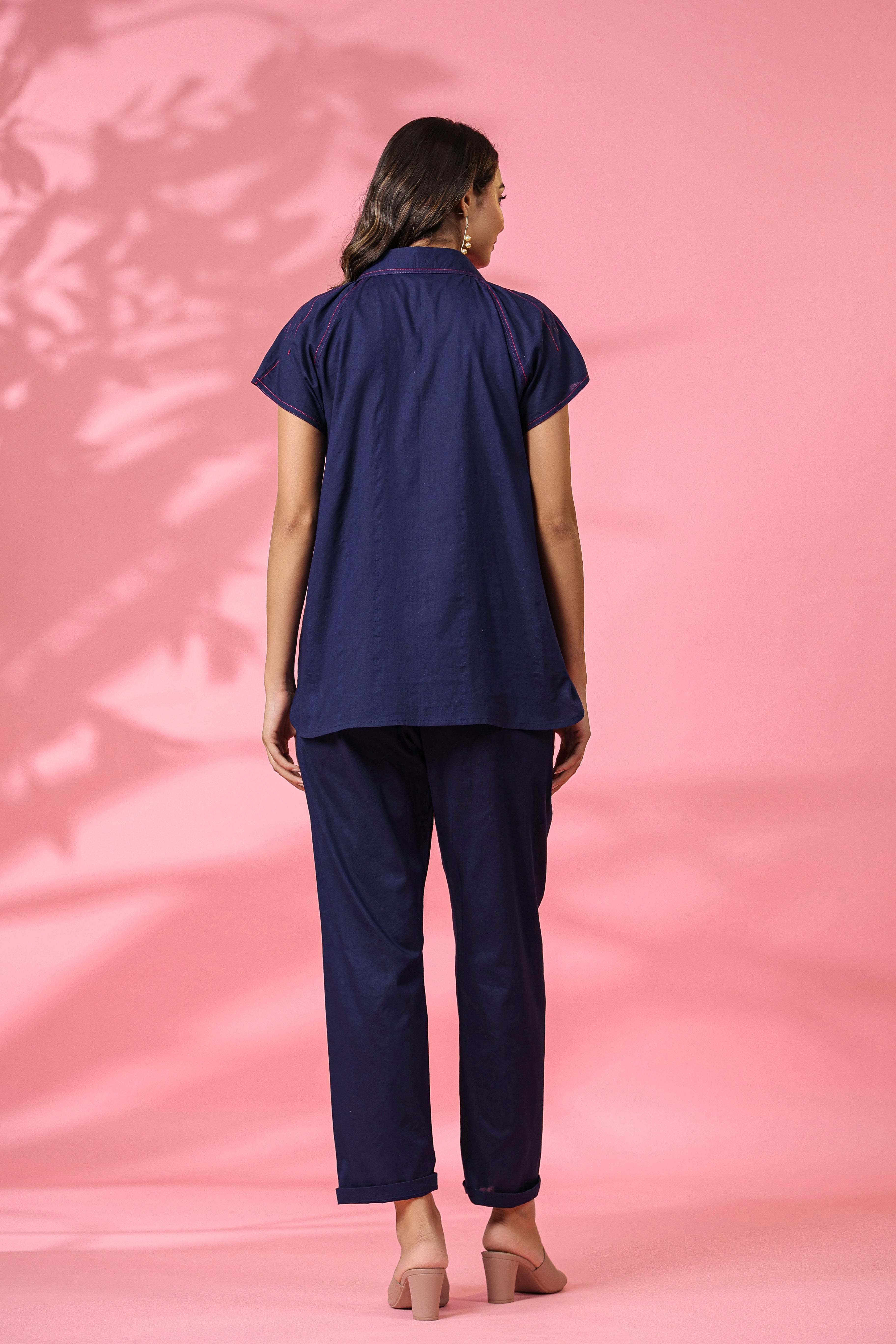 Dark Blue Top Bottom