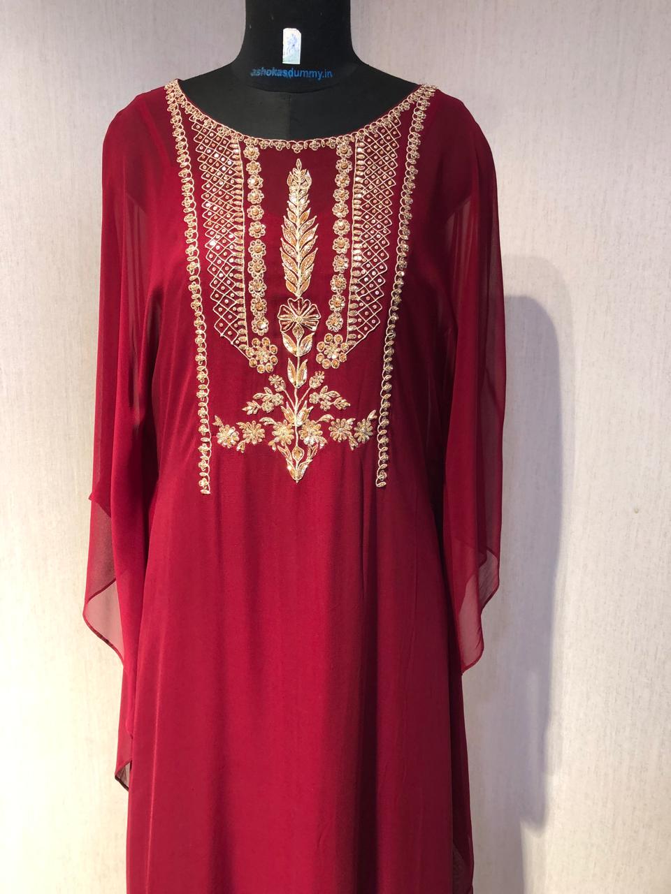 MAROON TUNIC SET