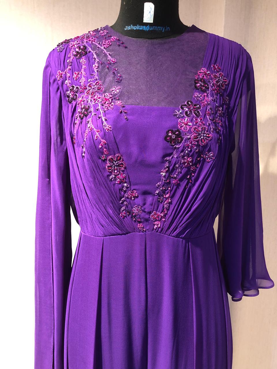 ONE SIDE CAPE SLEEVE JUMPSUIT