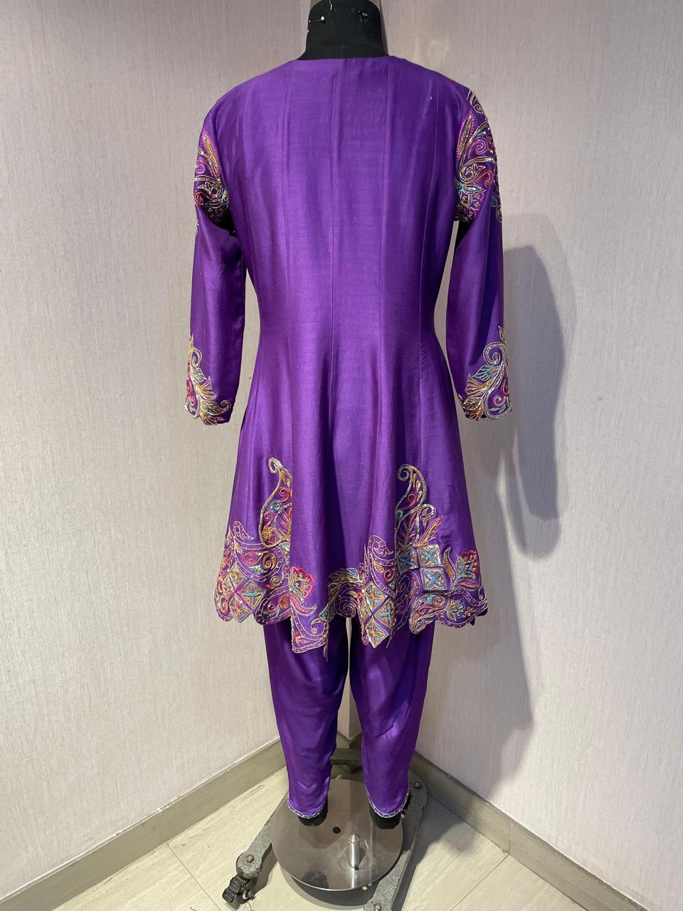 PURPLE KURTA SET WITH DUPATTA