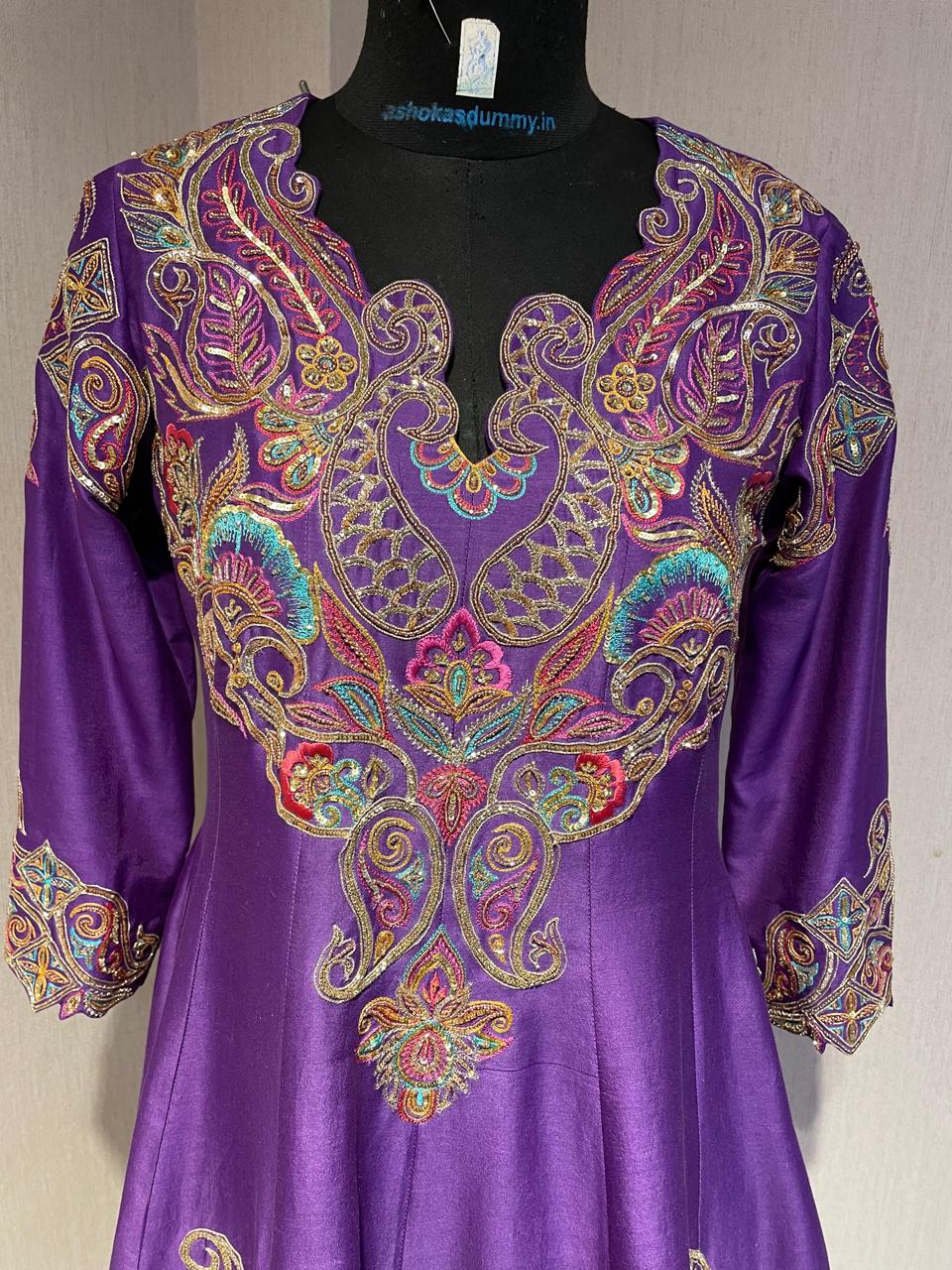 PURPLE KURTA SET WITH DUPATTA