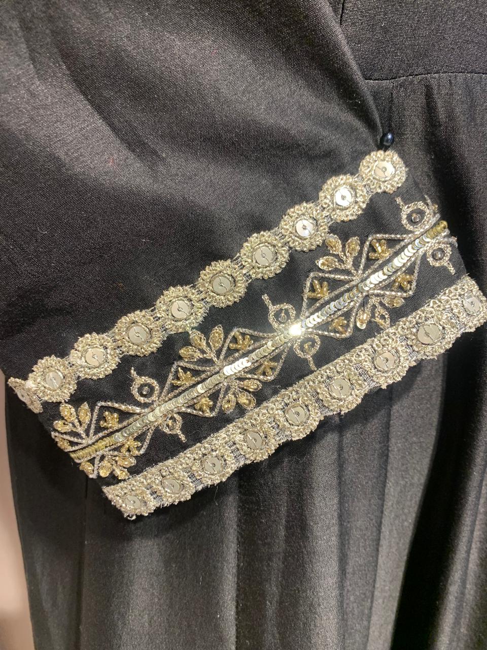 BALCK GOWN WITH DUPATTA