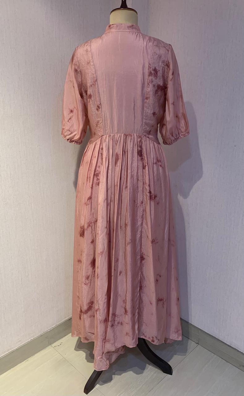 MARBLE DRESS WITH WIRE EMBROIDERED.