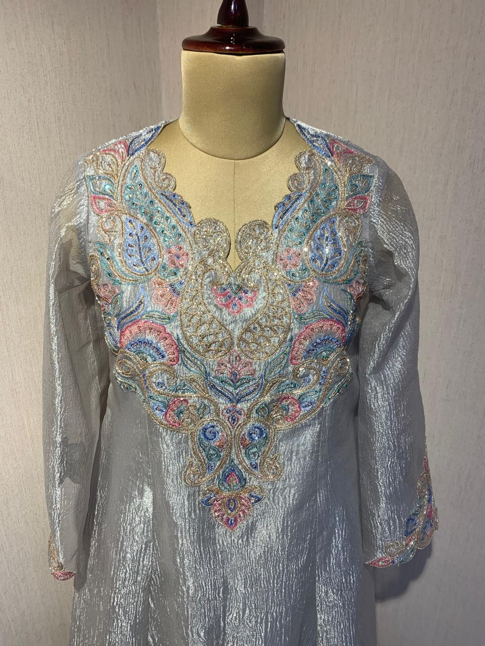 ROYAL EMBROIDERED ANARKALI SET.