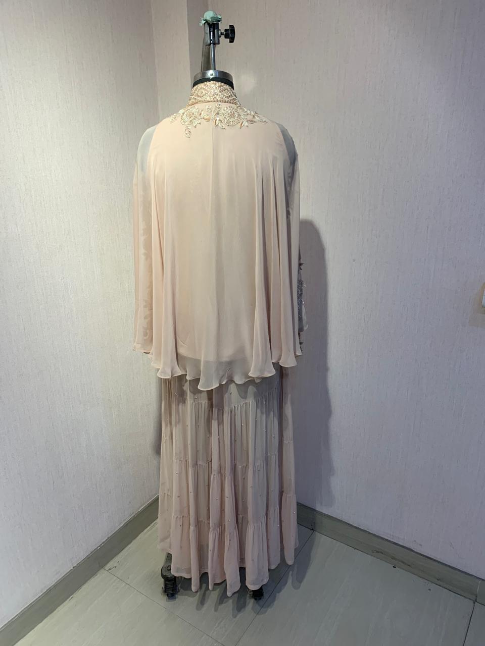 TOP BOTTOM  WITH INNER SET & PEARL DETAILING AND EMBROIDERED NECKLINE.