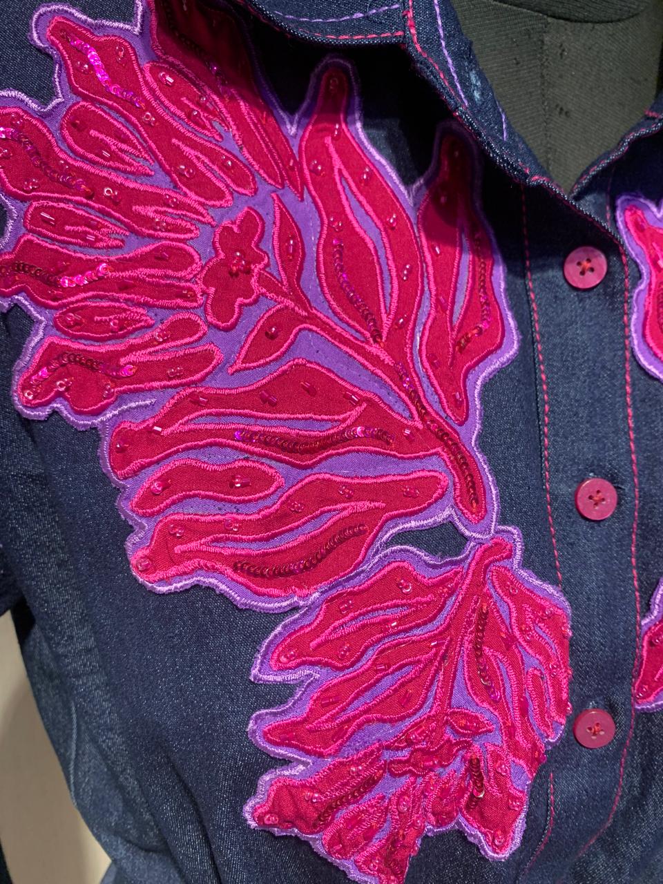 Denim Bloom Co-Ord Set