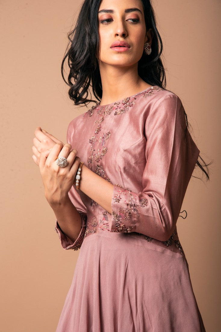 PEPLUM TUNIC WITH LOW CROTCH PANTS