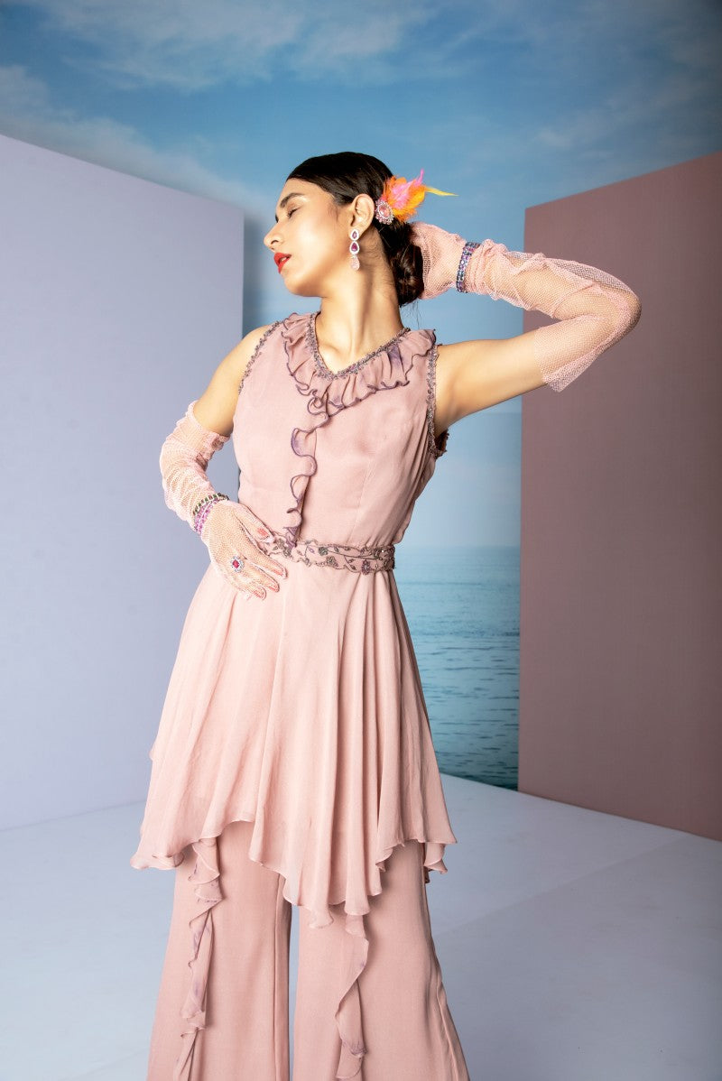 Asymmetric Top and Pant Set