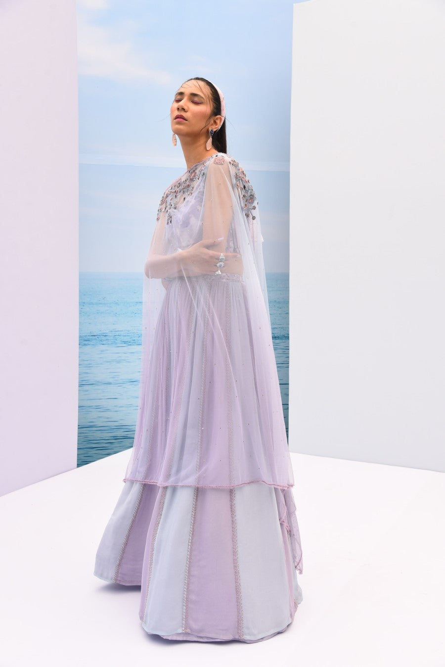 Multi-colored lehenga