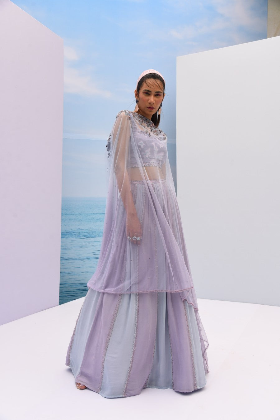 Multi-colored lehenga