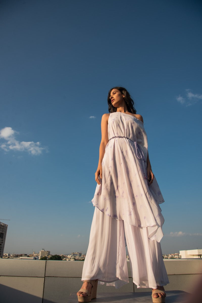 Off Shoulder Tunic Set