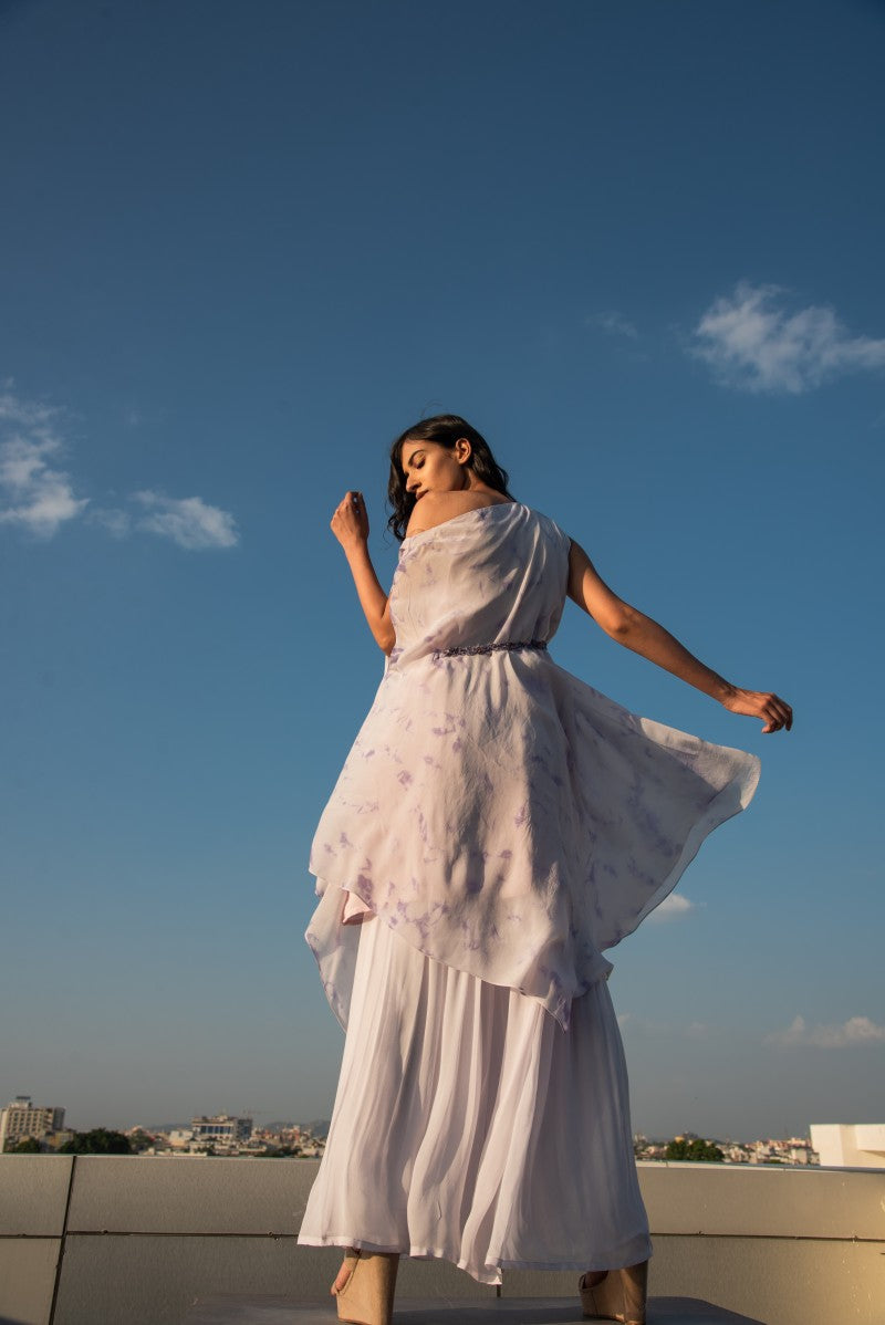 Off Shoulder Tunic Set