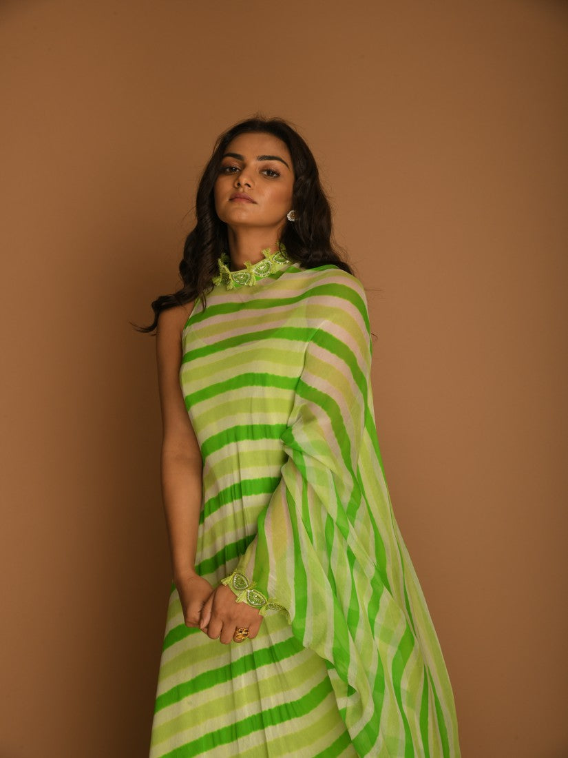 Leheriya high neck tunic