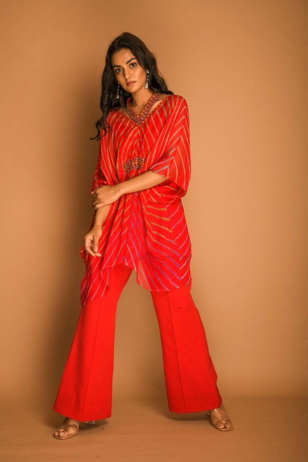 Leheriya Kaftan top with pant