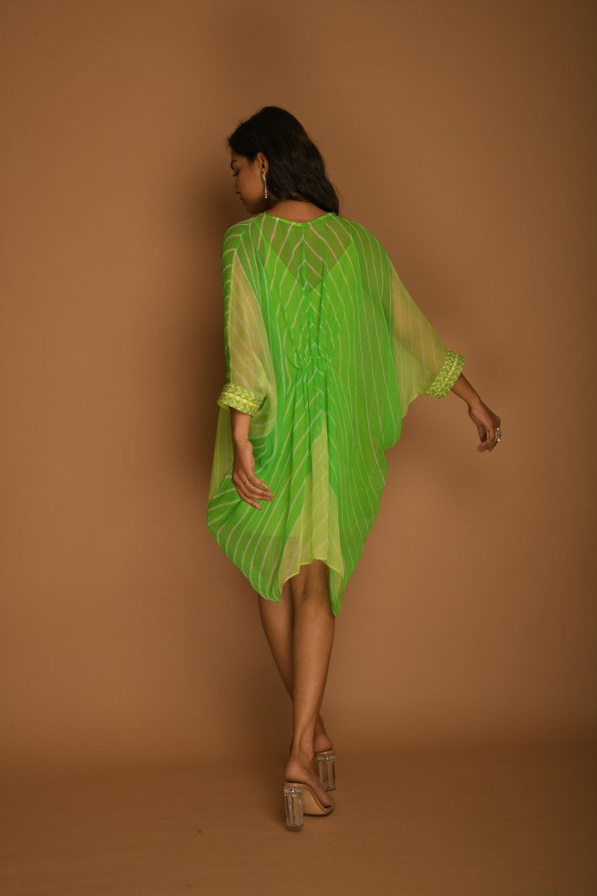 Lime Green Kaftan Tunic