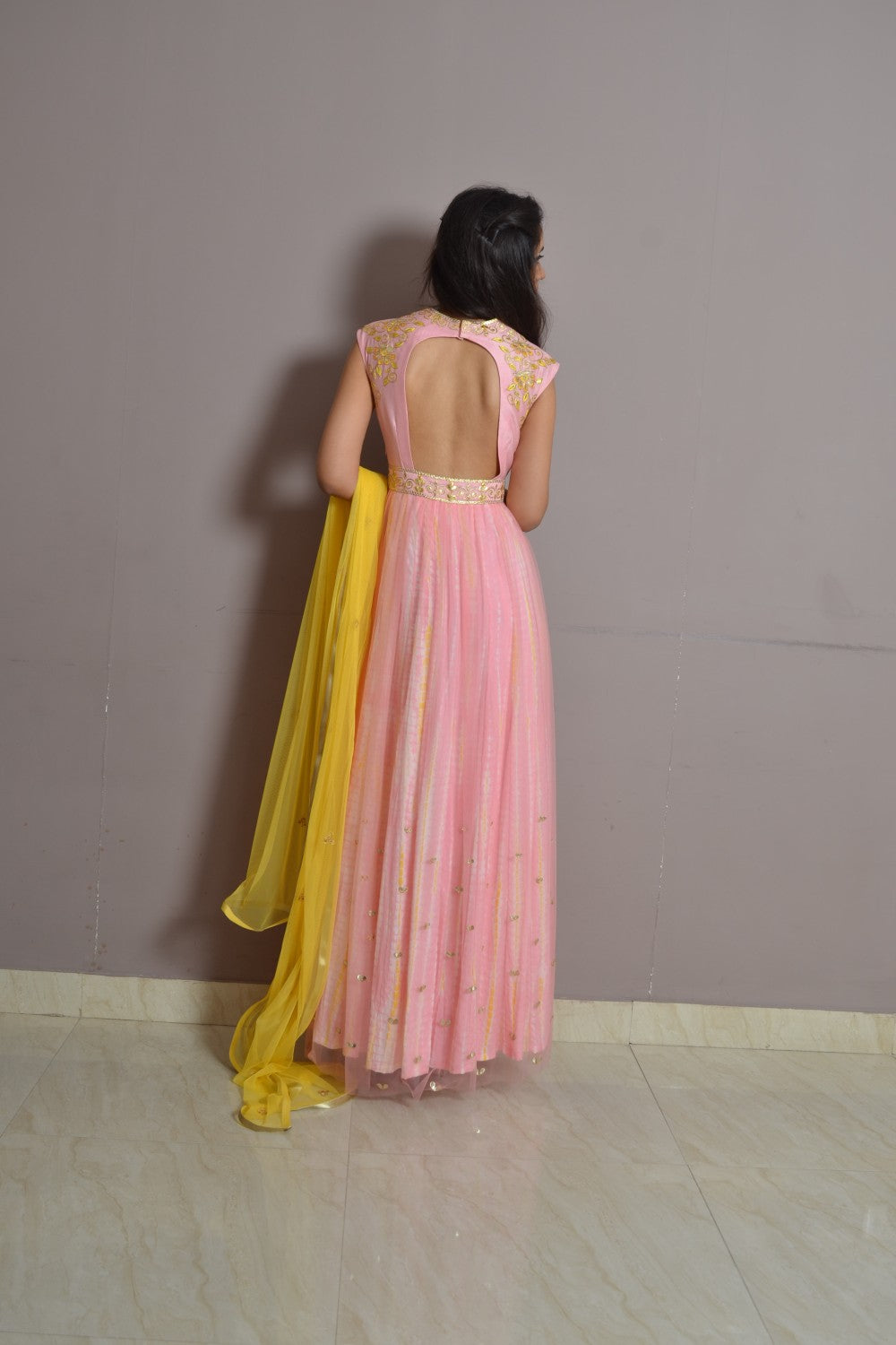 Gota Patti Anarkali Set