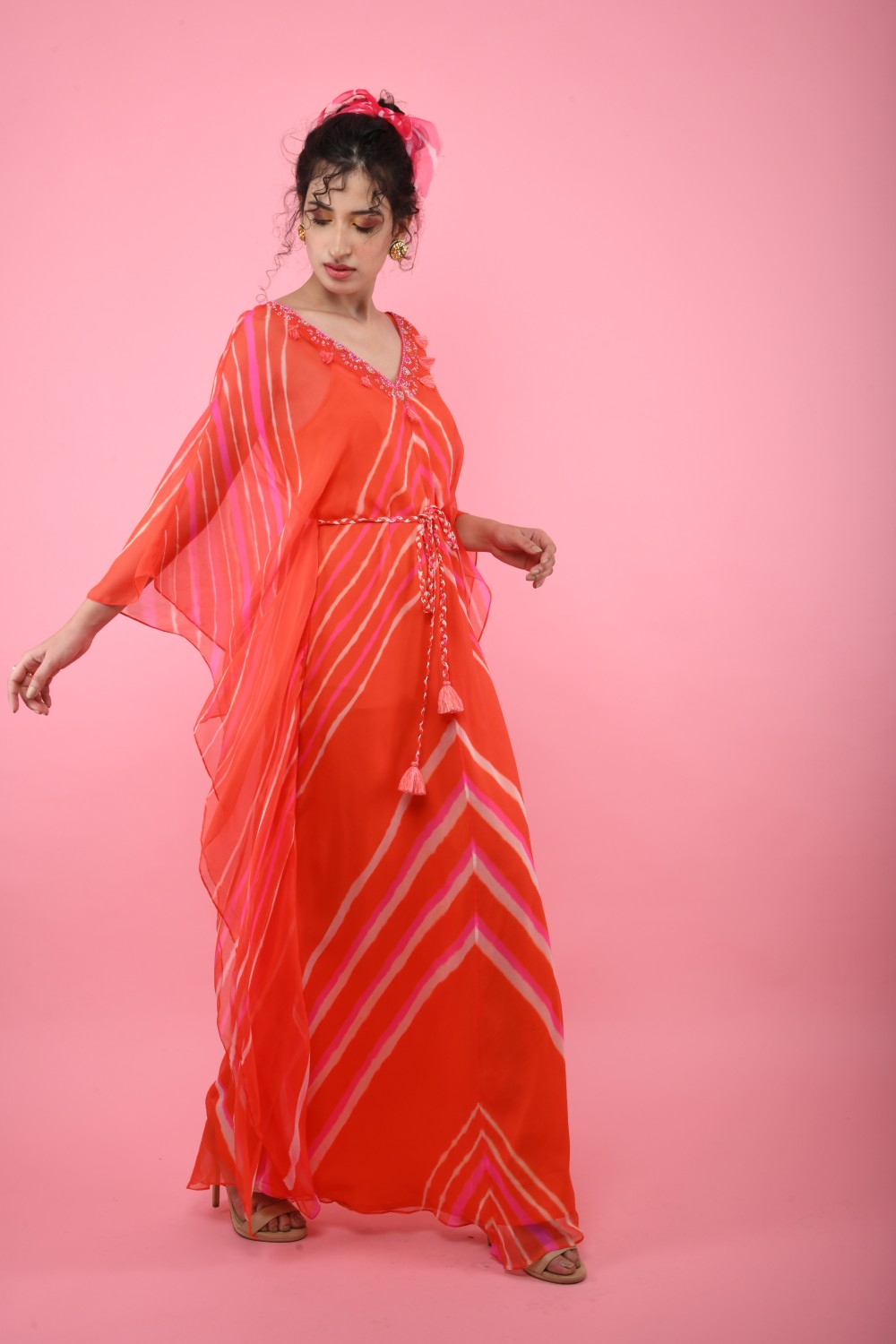 Leheriya Kaftan Tunic