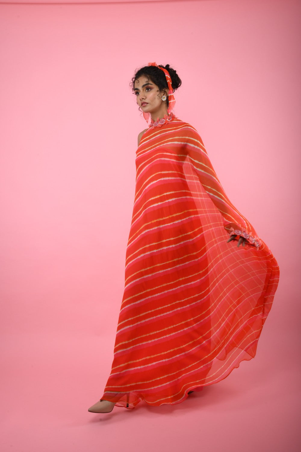 Leheriya High Neck Tunic