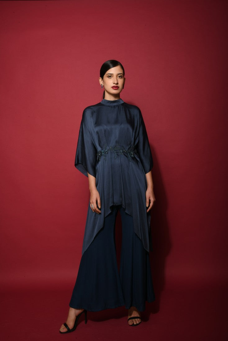 Dark blue ombre tunic