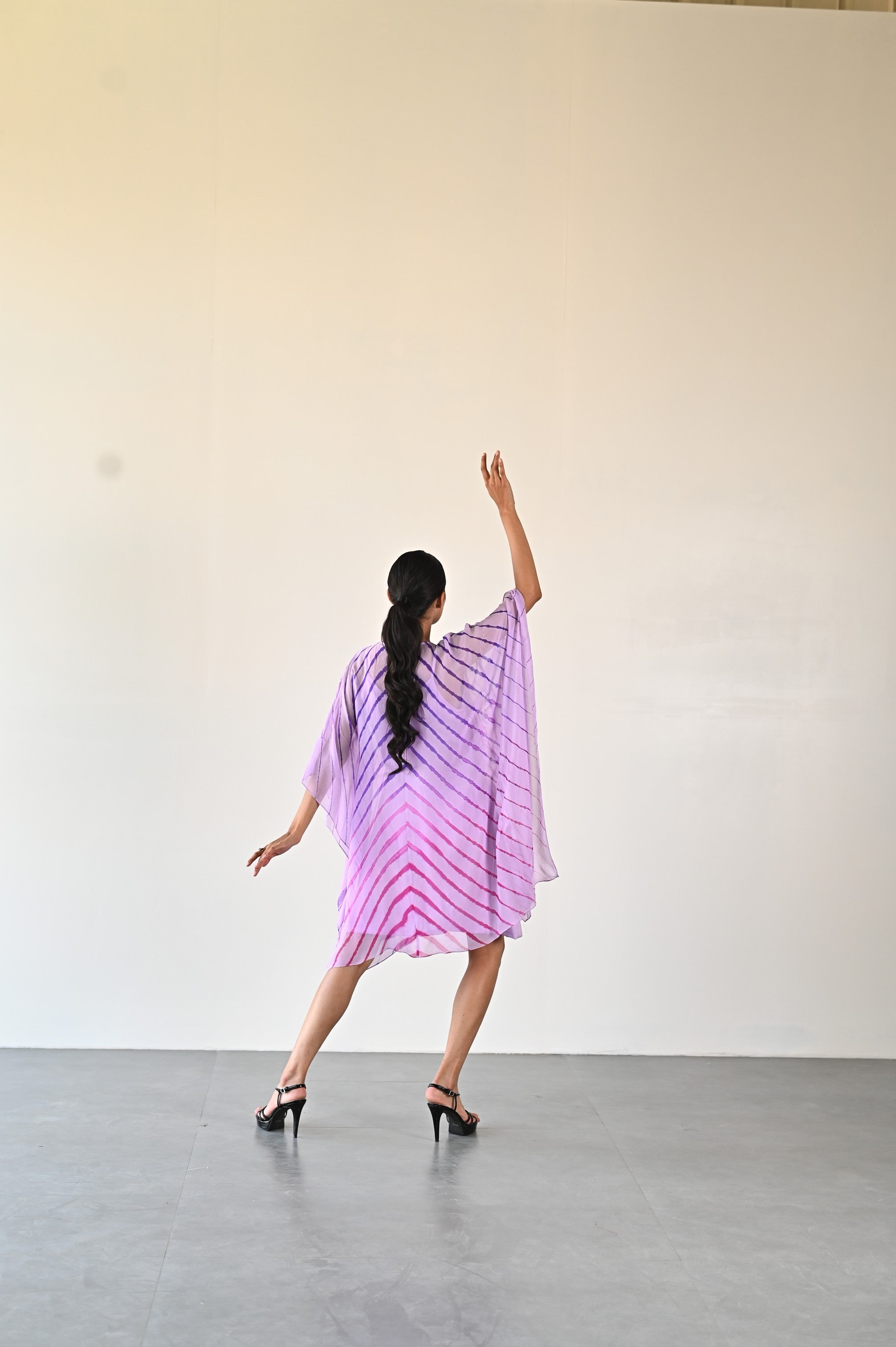 LAVENDER LEHERIYA DRESS