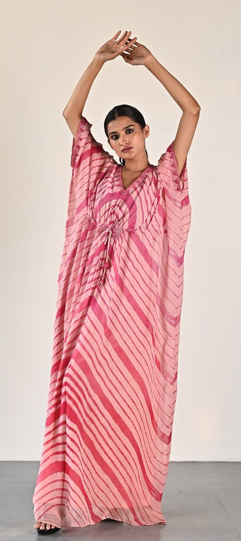 PINK LEHERIYA TUNIC