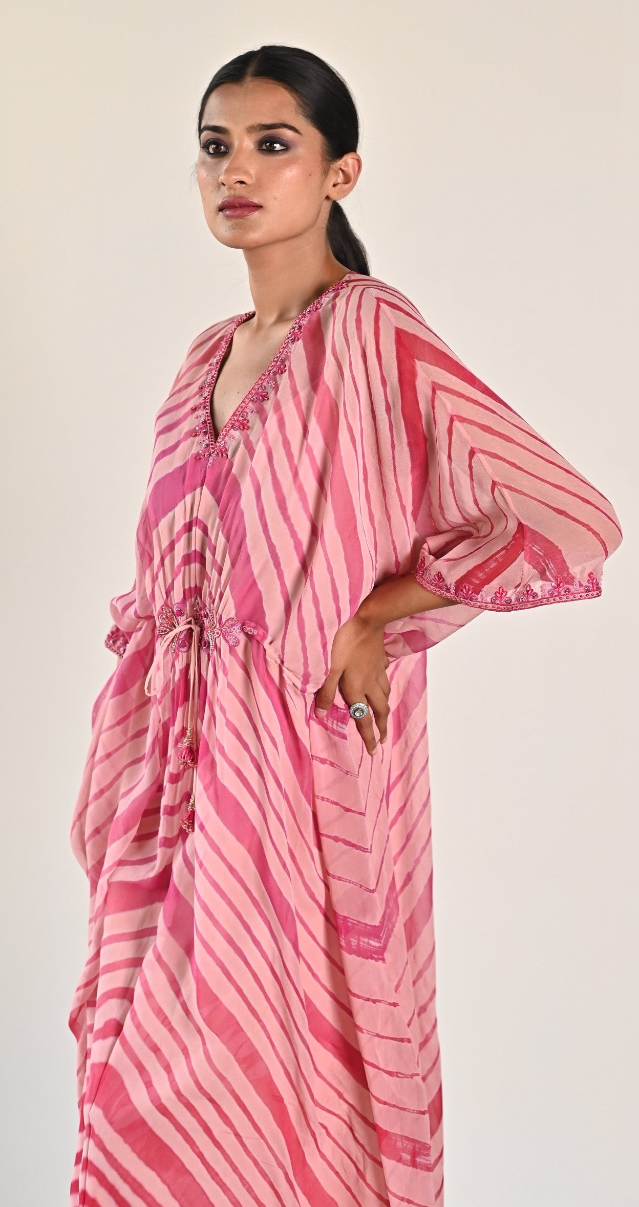 PINK LEHERIYA TUNIC