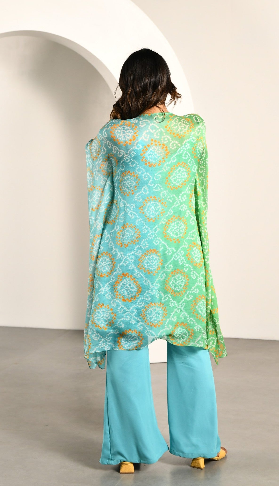 TURQ GREEN TOP BOTTOM