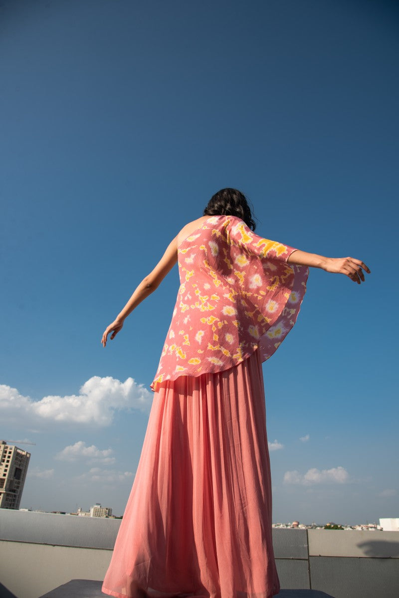Tie n Dyed Tie-Up Tunic