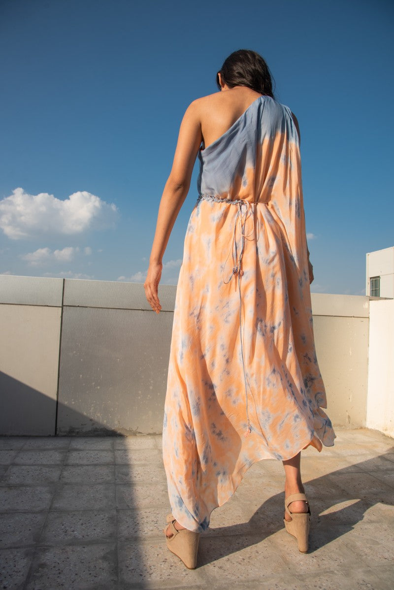 One Side Off Shoulder Tunic