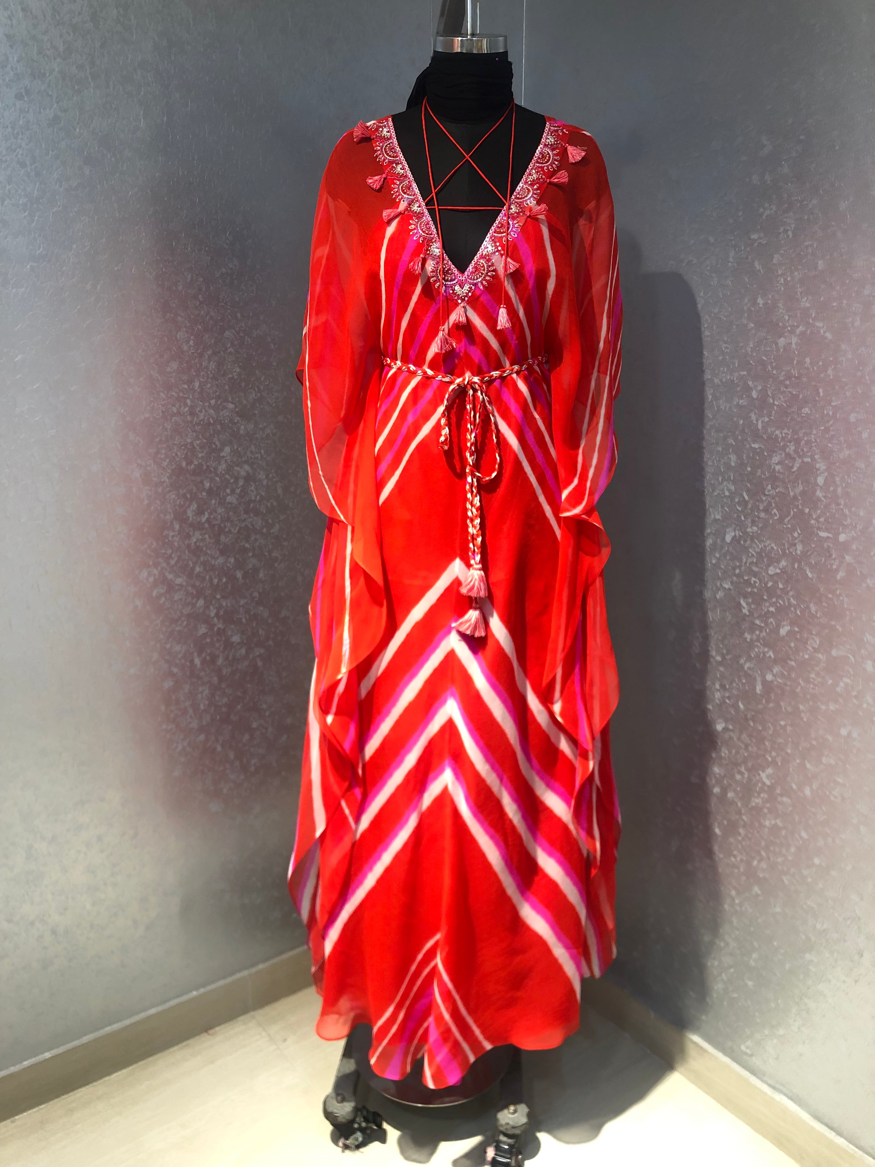 Leheriya Kaftan Tunic