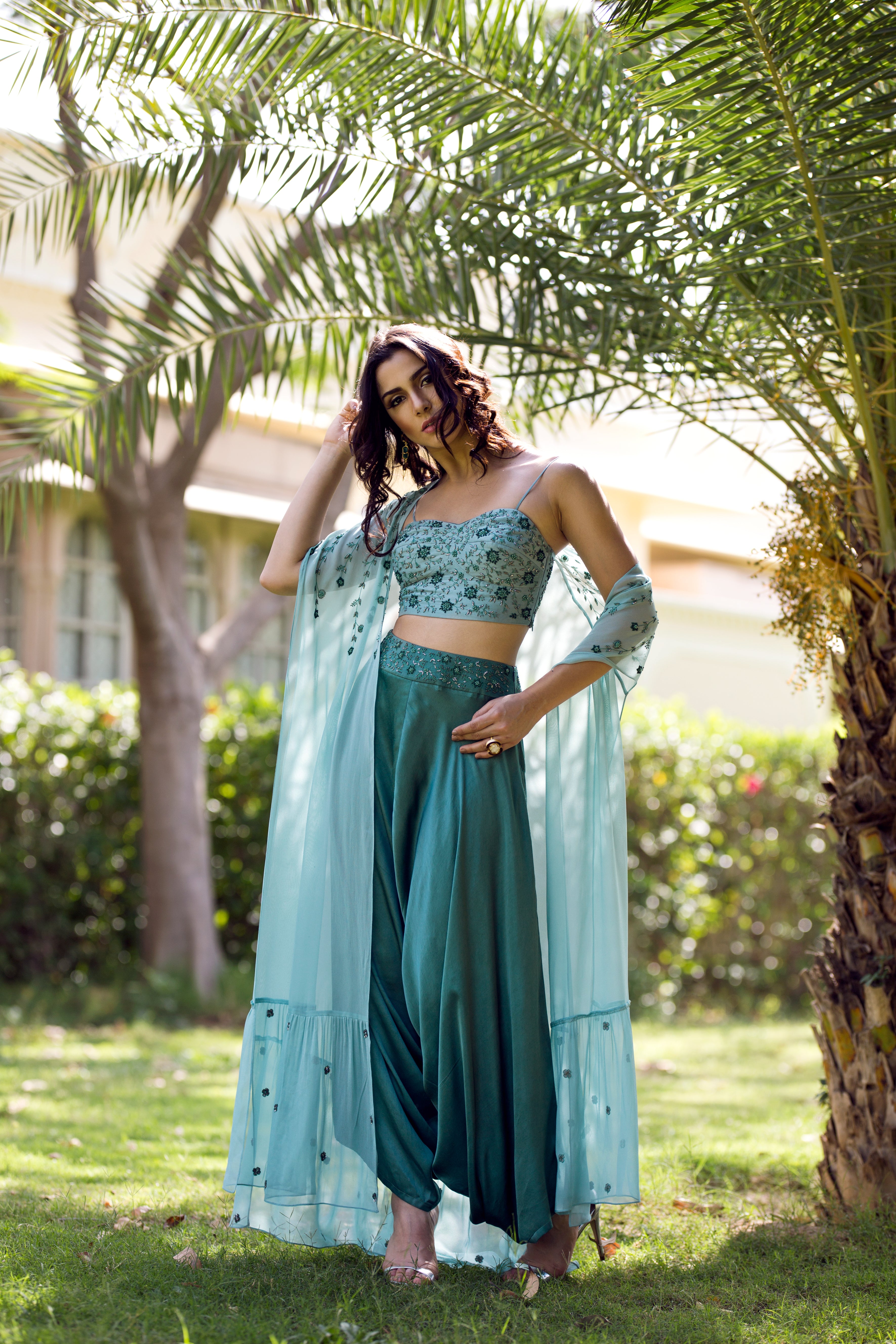 SAGE GREEN JACKET SET