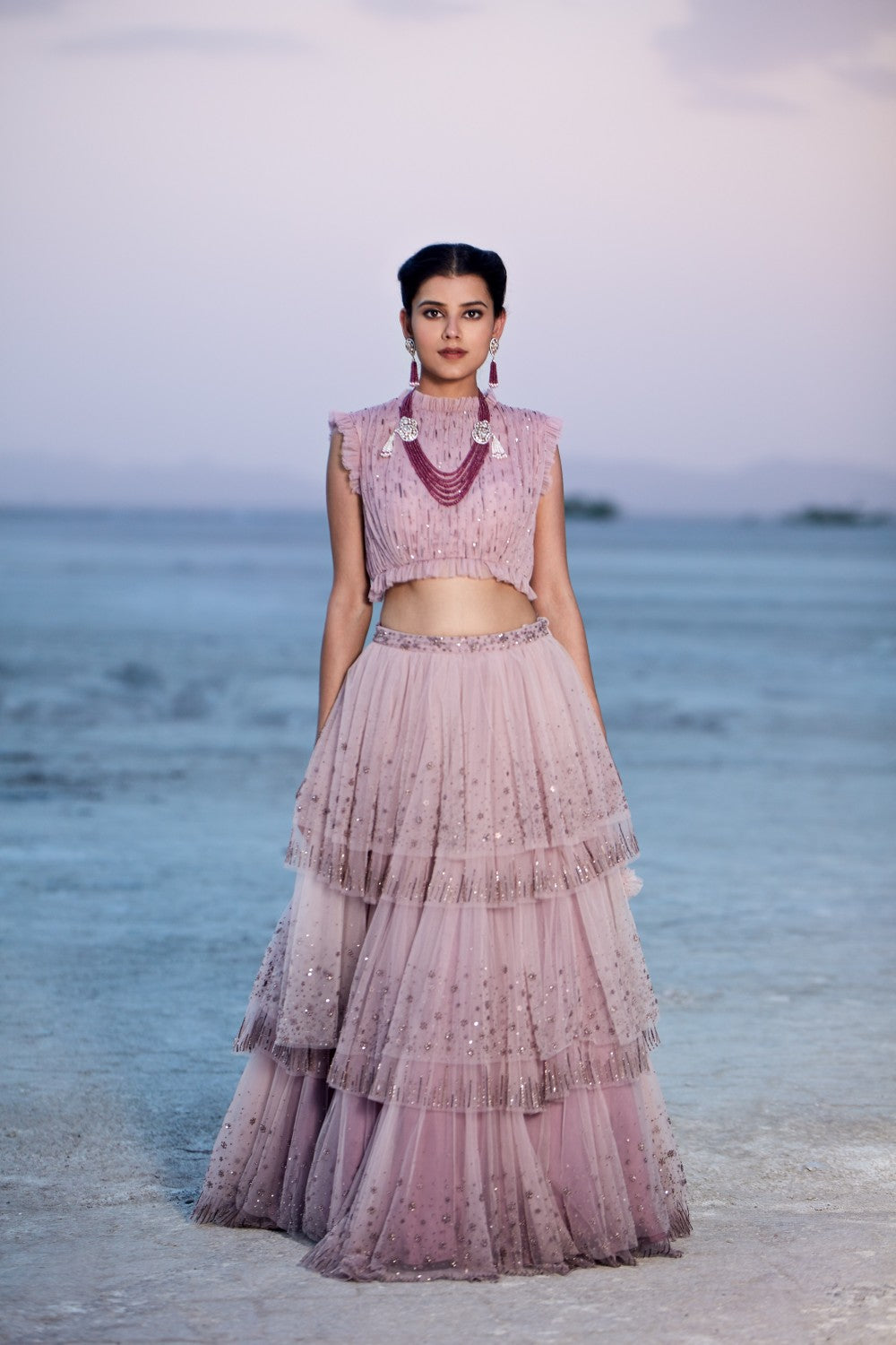 Layered Lehenga Set