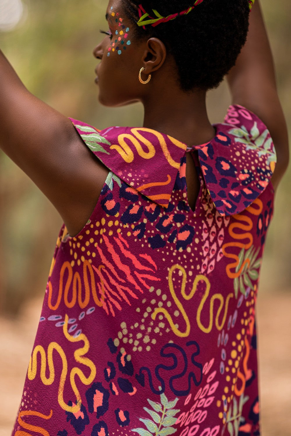 WINE RUFFLE NECK CO ORD SET TOP PANT